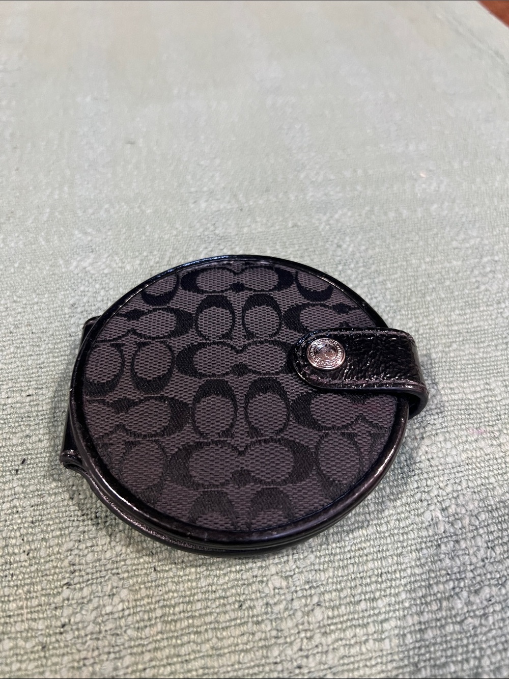 Coach Vintage Signature Compact Two-Way Mirror